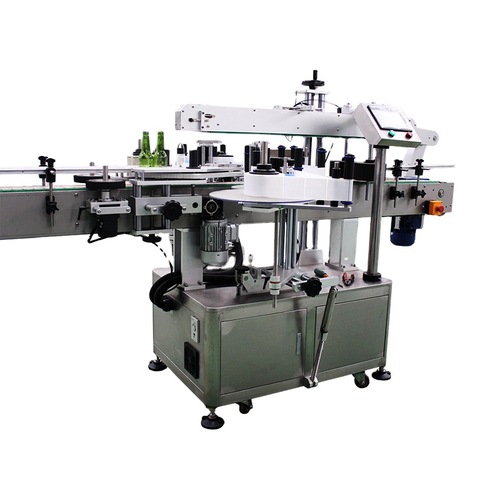 Automatic Top And Side Flat Box Top And Bottom Labeler Food Labels For Pizza Boxes Labeling Machine