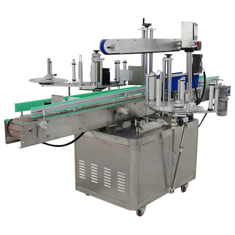 MT-180 Tabletop Vial Glass Jar Can Label Applicator Fixed Positioning Rotary Bottle Labeling Sticker Machine