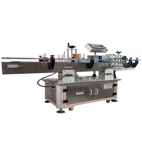 5L bottle Automatic Round Flat Bottle Labeling Machine Label Applicator Food Can Vertical Roll Bottle Sticker Labeling Machine