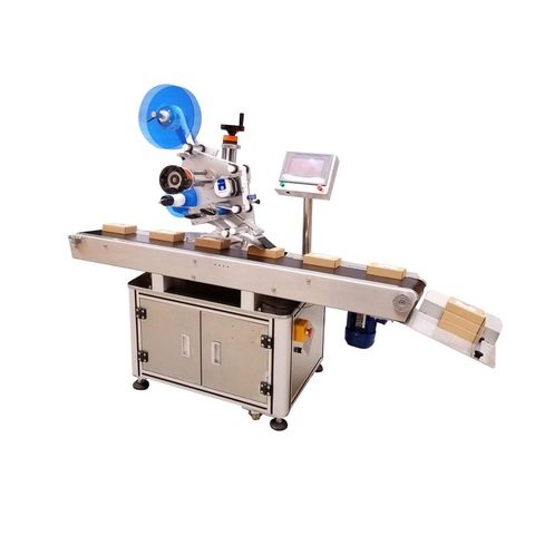 Tabletop Semi Automatic Plane Surface Labeling Machine For Flat Bottle/Box Battery