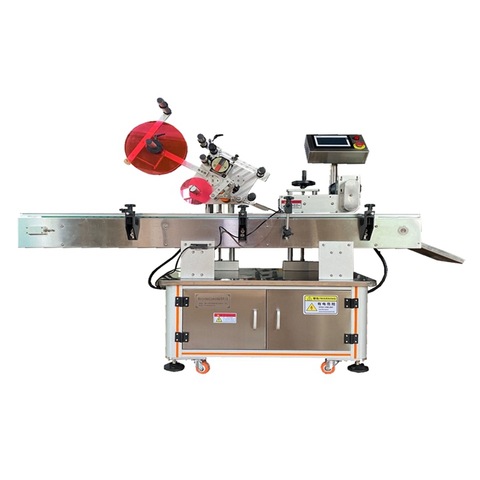 Automatic Cosmetic Packaging Lipstick Sticker Label Horizontal Way Syringe Paper Tube Labeling Machine