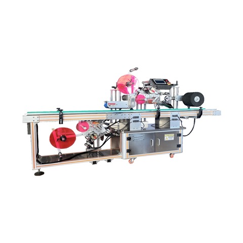 Automatic battery chocolate packaging corner labeling machine