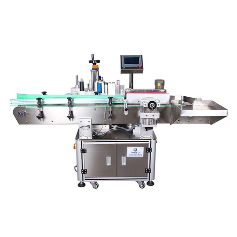 TAOXING Electric label machine semi automatic gin bottle labeller round bottle adhesive sticker labeling machine