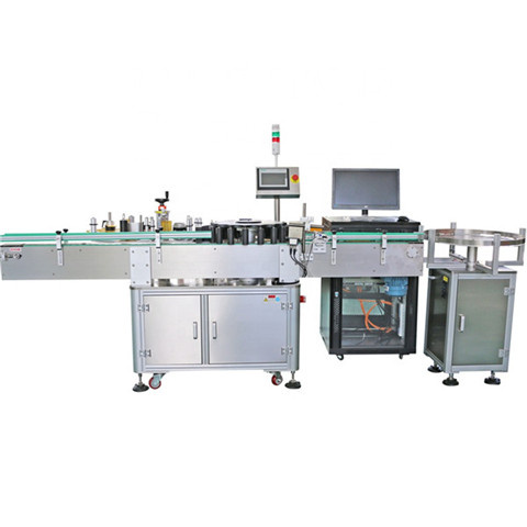 Easy to operate automatic small round tube labeling machine custom horizontal labeling machine