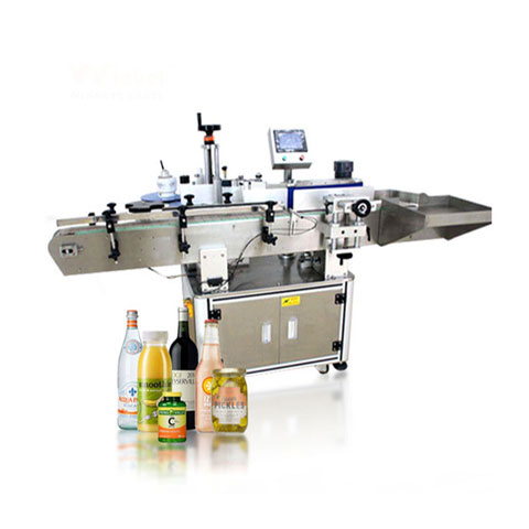 Labeling Machine Semi Automatic Labeling Machine Round Bottle Applicator Tagging Labeler For Chemical Bottle Jar Tube Cans