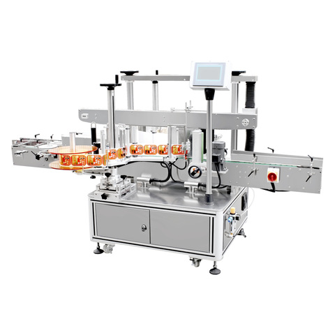 MT-50 Semi Automatic Tabletop Round Glass Wine PET Bottle Metal Tin Cans Sticker Labeling Machines