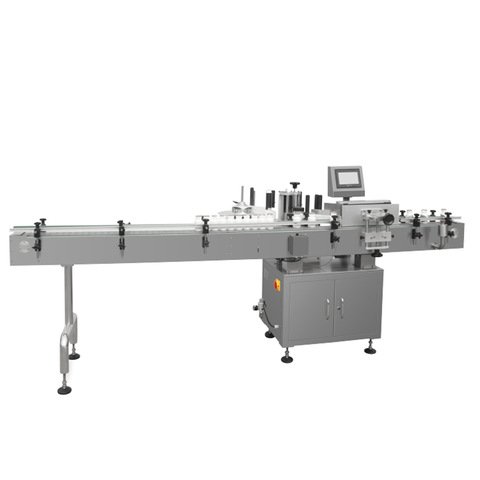 Bag Labeling Machine Bag Label Applicator Stainless Steel Mini Pouch Bag Film Automatic Labeling Machine Desktop Flat Label Applicator