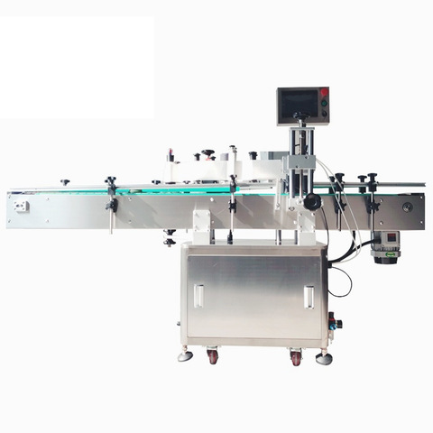 NY-834B Top Labeling Machine with ZEBRA Online Printing Engine For Fruit Vegetable Egg Meat Tray/Carton/Box/Cup