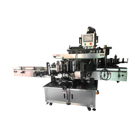 Factory Price Automatic Flat Front and Back Double Two Sides Can Jar Square Round Bottle Labeling Machine