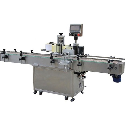 Fast speed double side PLC control Label applicator flat square bottle labeling machine flat labeling machine