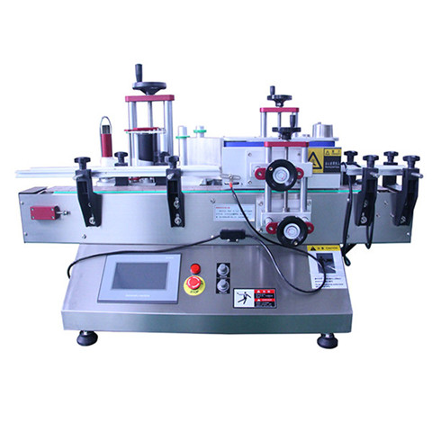 Automatic labeling machine for all kinds of cards, paper sheets, unfolded cartons, PE bags, books