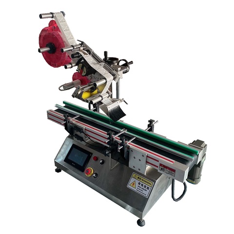 flat table top automatic label machine for coffee bags
