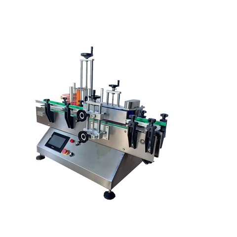 Semi Automatic Jam Mineral Water Round Bottle Double Side Sticker Labeling Machine Manufacture