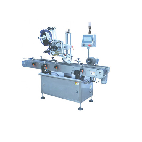 Guangzhou factory automatic table top round bottle sticker labeling machine