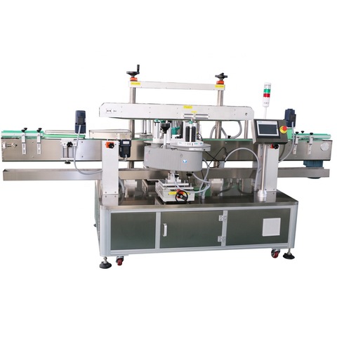 Customized automatic flat surface label applicator with paging machine fertilizer bag labeling / adhesive sticker for factory