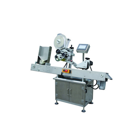 LT-60 flat surface label applicator for plastic tray labeling machine