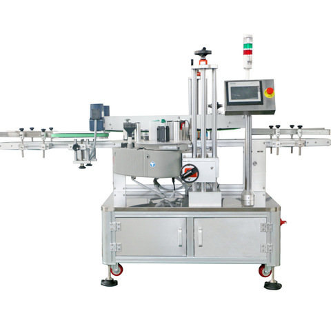Square liquor bottle Labeling Machines manufacturer one or two labels water bottle labeling applicator