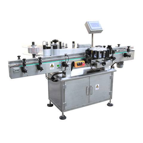 LT-50D Semi-Automatic Round Glass Bottle Labeling Machine With Date Code Printer Labeller