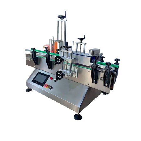 Automatic Cosmetic Packaging Lipstick Sticker Label Horizontal Way Syringe Paper Tube Labeling Machine