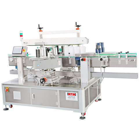 Glass Labeling Machine Semi Automatic Labelling Machine For Plastic Container Printer Label Color Degital Machine