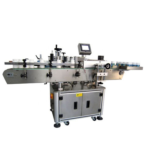 220V 2.2KW Double-Sided Positioning Date Code Labeling Machine For Flat, Cone, Oval And Round Bottle