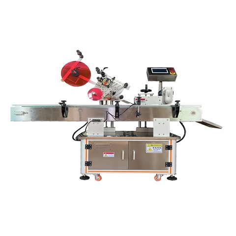 Solidpack bst fully automatic egg carton box flat bag labeling labeler machine for flat sticker