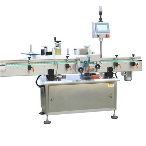 NY-817F Self Adhesive Sticker Label Applicator For Pouches Bags With Paging Conveyor System