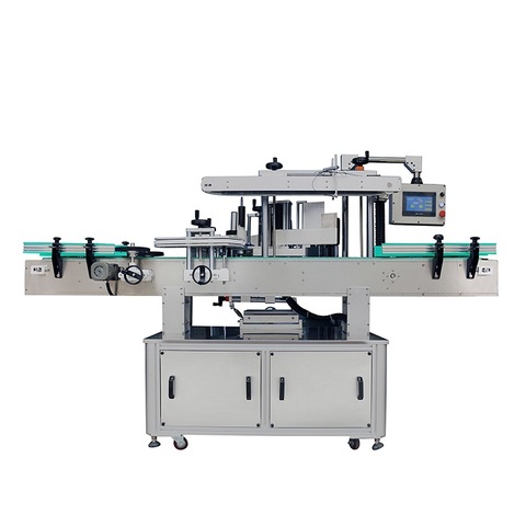 Automatic flat top sticker labeling machine for carton box container