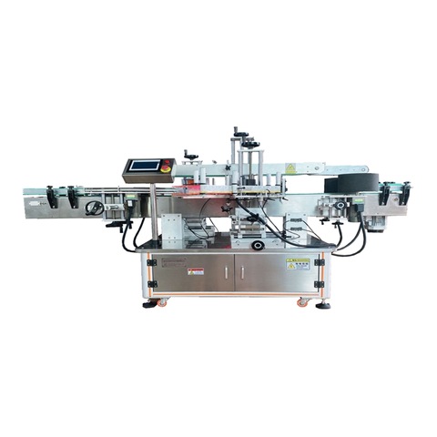 Semi-automatic shower gel labeling machine, strong compatibility labeling machine