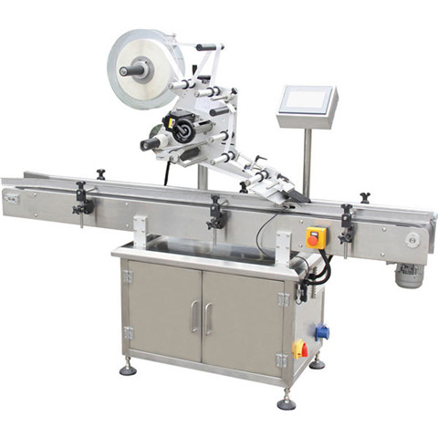 Stable And Fast Semi-automatic Cylinder Labeling Machine Touch Screen Operation Semi-automatic Round Bottle Labeling Machine
