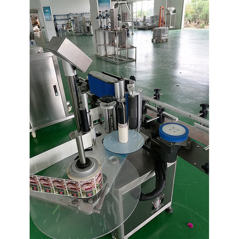 ZONESUN Semi Automatic Digital Adhesive Paper Sticker Vial Can Flat Plastic Round Bottle Labeling Machine Label Printing Machine