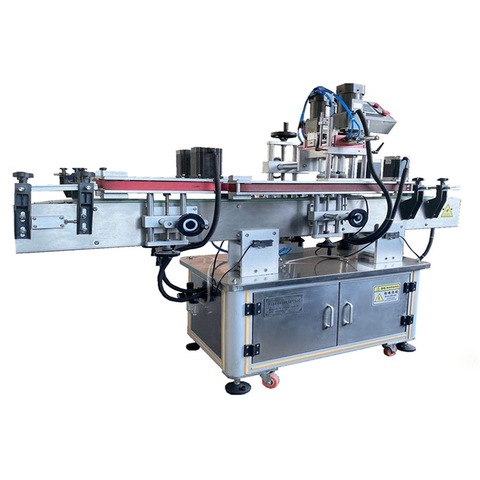 Auto Sticking Label Machine With Feeder Acrylic Boxes Linear Big Labeling Machine 3 Side