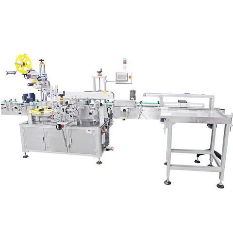 YM510 Automatic Adhesive Sticker Wrap Around Round Bottle Beverages Cans Jars Labeling Machine