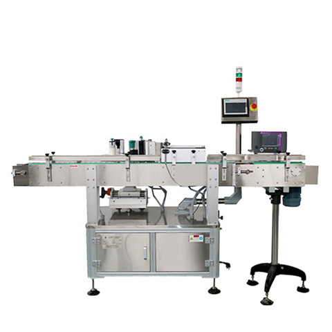 Npack High Speed CE Standard Commercial Two Sides Flat Square Bottle Labeling Machine Factory Price
