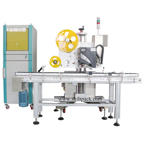 Automatic Square bottle Labeler Application Front And Back Side Labeling machine