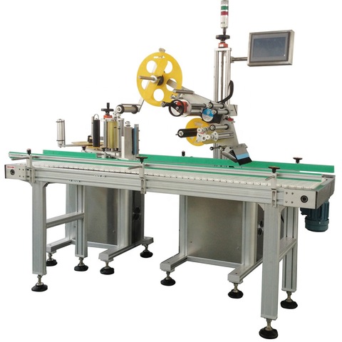 High Speed Automatic Horizontal Way Small Plastic Glue Tube Vial Round Labeling Machine