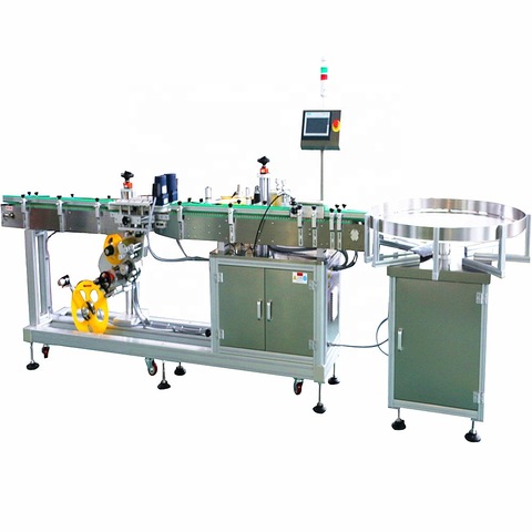 Machine Plastic Labeling Machine Labeler CD-100 Auto Punching And Label Machine For Wet Wipe