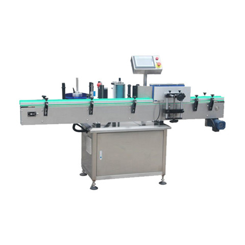 Automatic sticker labelling machine for beer round bottle and other round containers