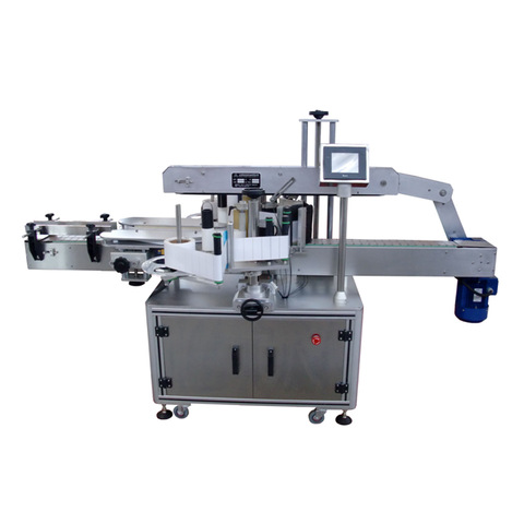 Automatic Sticking Label Foil Stand Up Pouch Plastic Bag Surface Plane Flat Labeling Machine