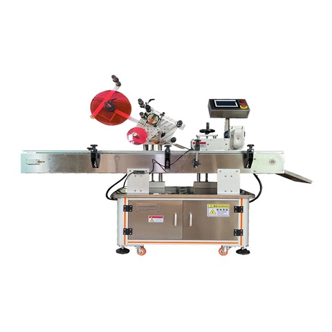 DOVOLL Semi Automatic Glass Ampoule Vial Tin Can Plastic Round Bottle Sticker label printing machine With Date code printer