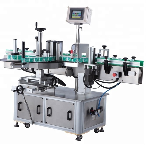 Factory price automatic cans front and back labeling machine