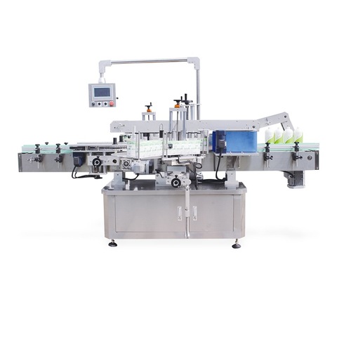 Automatic Vertical Round Bottle Labeling Machine Label Applicator Food Can Roll Bottle Sticker Labeling Machine