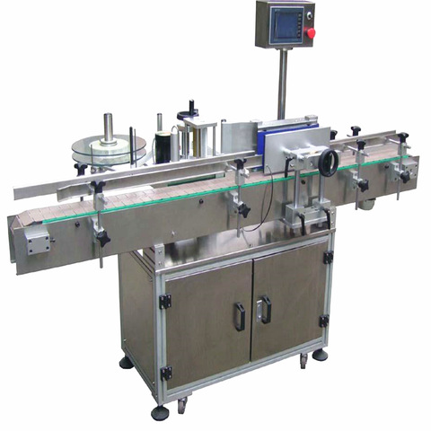 Bottle Labeling Machine SUMSYN Semi Automatic Round Bottle Labeling Machine Double Sides Labeling Machine Bottle Label Dispenser For Wine Bottle