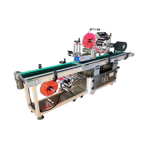 HZPK mt-50 semi automatic tabletop round glass wine pet bottle beer tin cans labeling sticker machines with date printer price