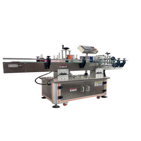 hot sell two sides labeling machine two sides bottle labeling machine square bottle