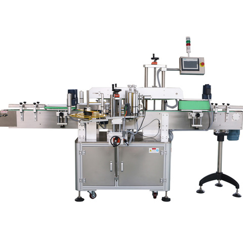 Double Tube Sewing Agent Bottle Semi Automatic Labeling Machine