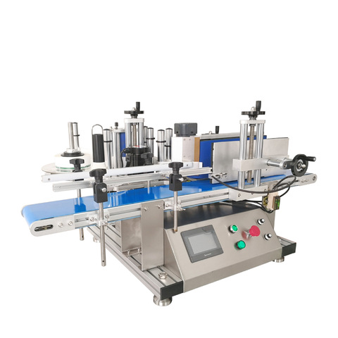 Manual plastic glass and metal Round Labeling Machine With Handle manual bear cans