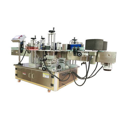 Automatic Conical bottle wrap around sticker labeling machine label applicator