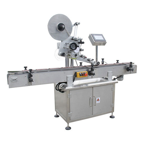 Automatic food can labeling machine metal can labelling machine
